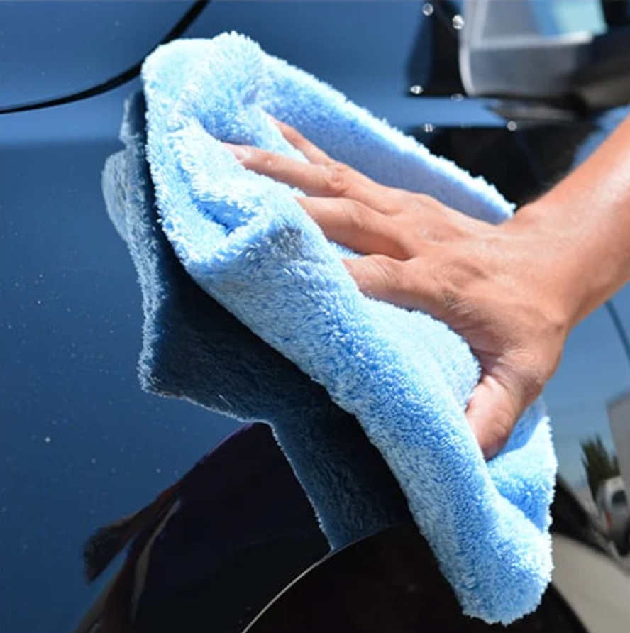 Lazy Plush Microfiber Towel – 3 Pack (16x16", 450 GSM, Edgeless)