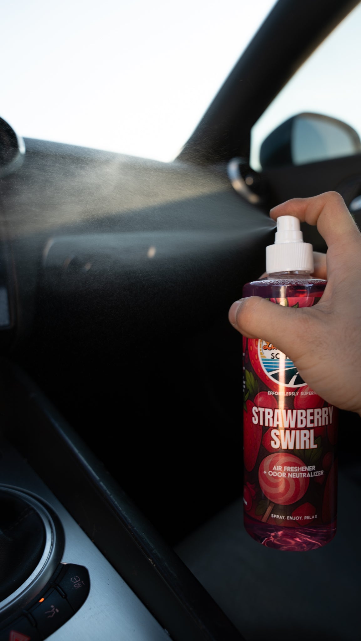 Strawberry Swirl Air Freshener + Odor Neutralizer