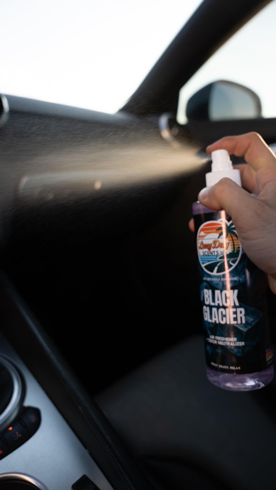 Black Glacier Air Freshener + Odor Neutralizer