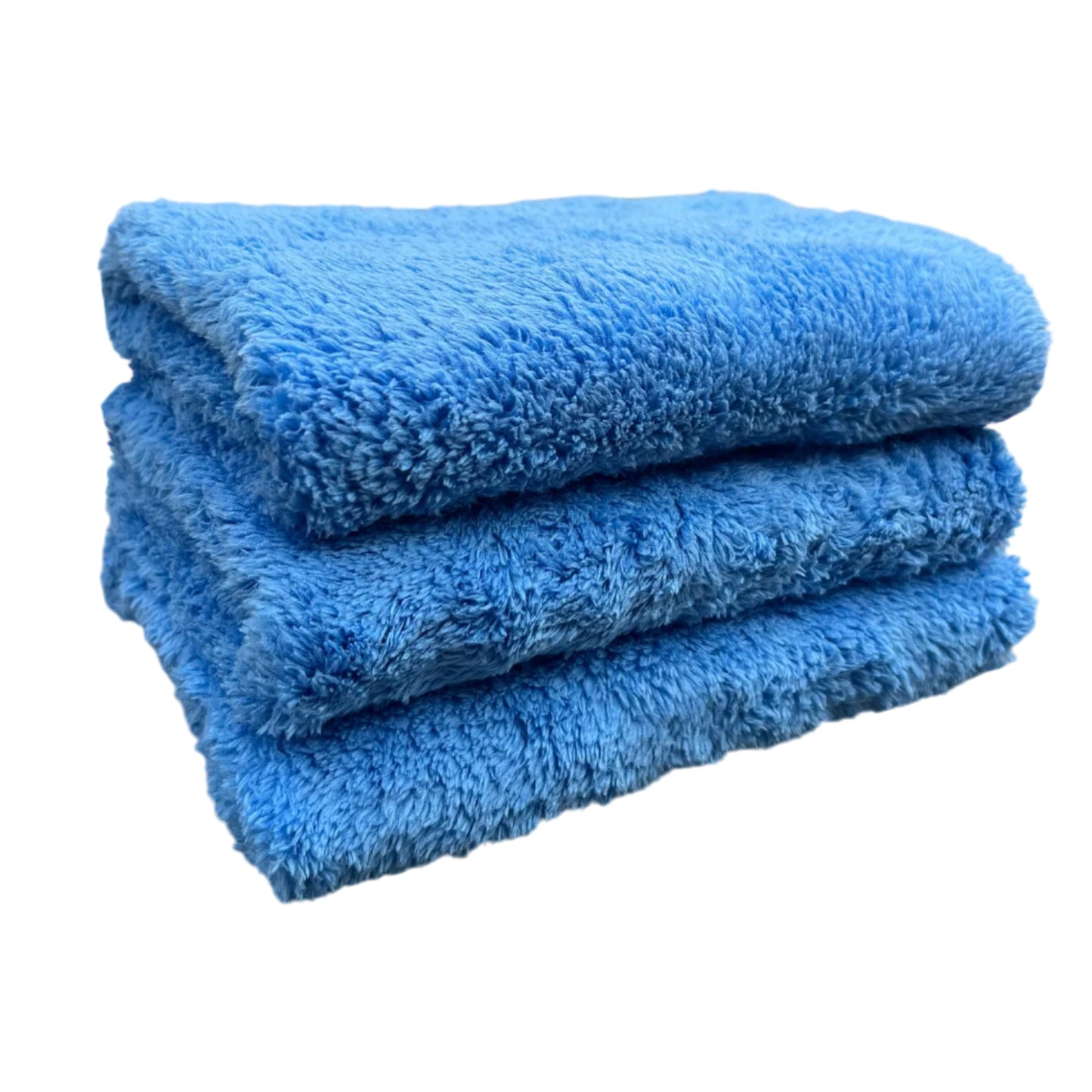 Lazy Plush Microfiber Towel – 3 Pack (16x16", 450 GSM, Edgeless)