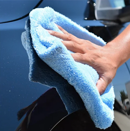 Lazy Plush Microfiber Towel – 3 Pack (16x16", 450 GSM, Edgeless)